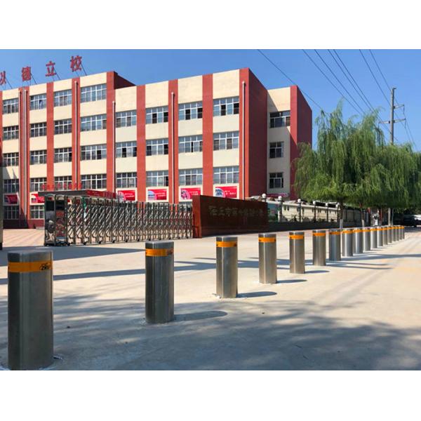 Anti Crashed Customizable Automatic Bollards For Driveways Removable Steel Bollards