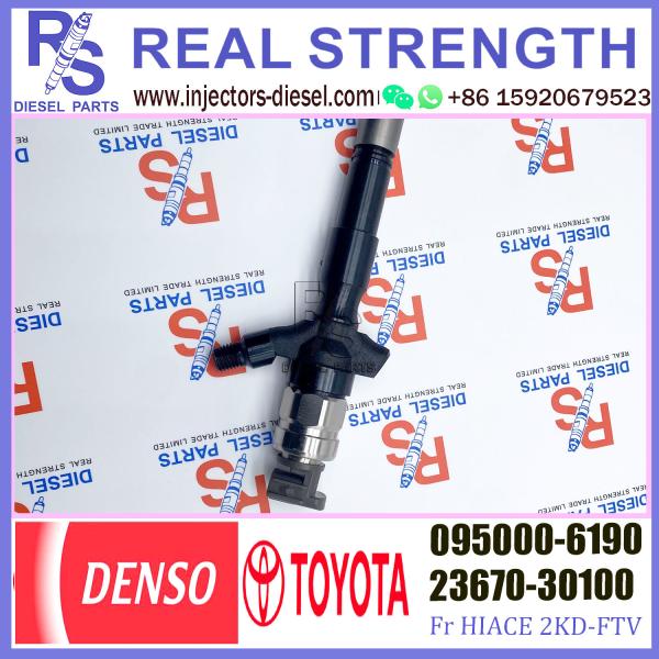 2KD TOYOTA Fuel Injector 095000-6190 23670-30100 For TOYOTA HILUX Engine