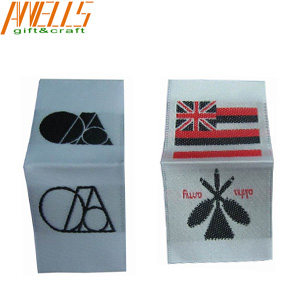 Sewing On Woven Clothes Label Durable Soft Edge Dry Cleanable