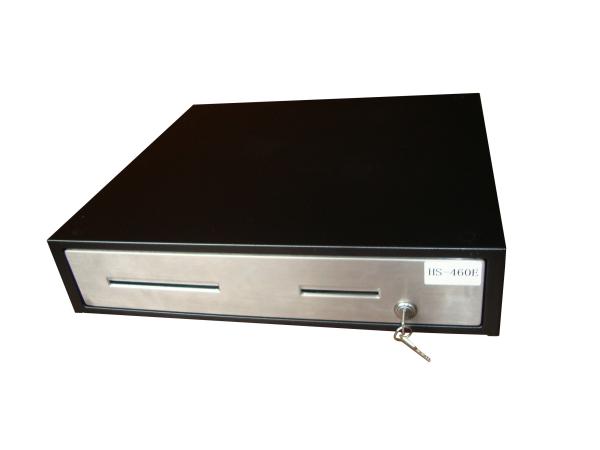 CE ROHS Large Cash Drawer POS / Heavy Duty Cash Box Double Row Tray 460E