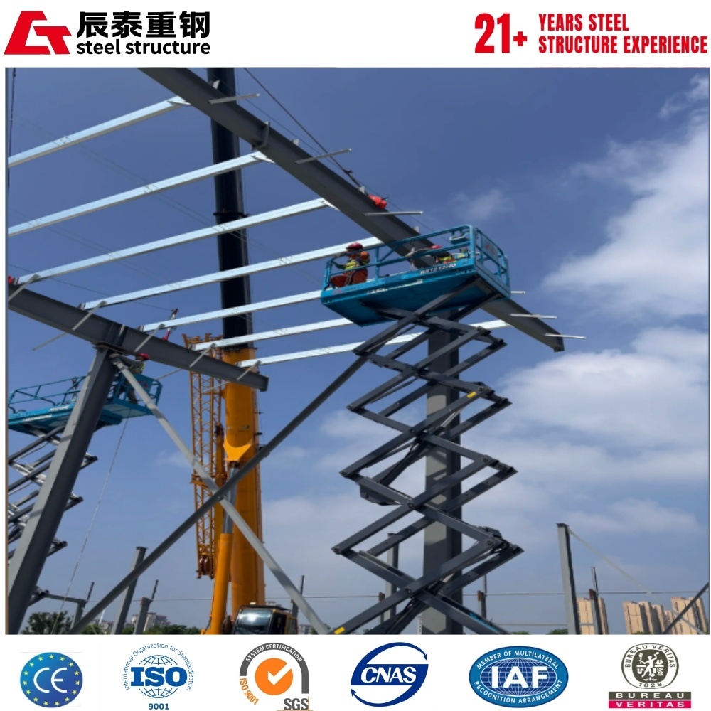 Wide Span Clear Span Steel Warehouse Without Intermediate Support Columns