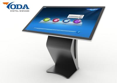 43 350nits LCD Indoor Touch Screen Information Kiosk With Digital Signage Software