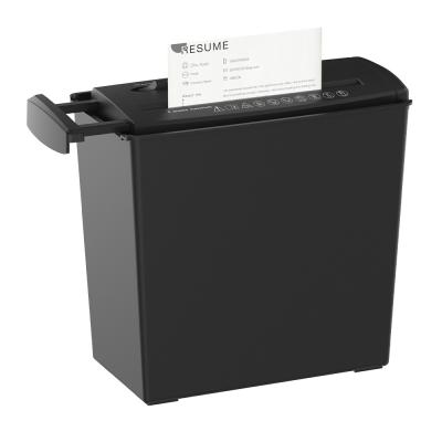 S606b 220mm Largura da garganta Triturador de papel de tira cortada com 2,64 galões Capacidade de 5 folhas máquina trituradora A4
