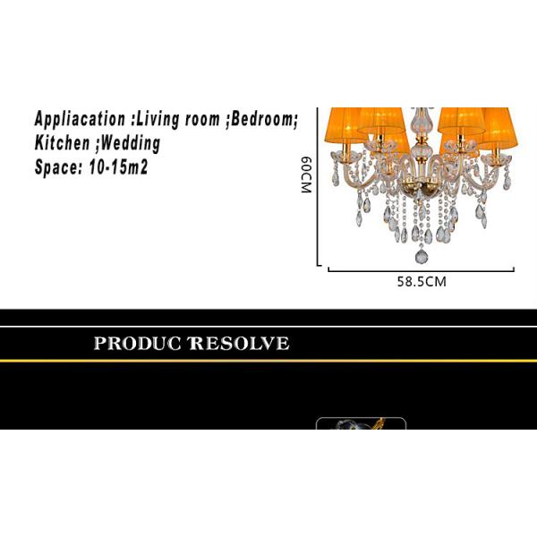 French country chandelier Gold Color ( WH-CY-86)