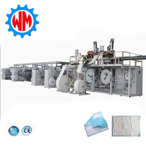 Lower Energy Intelligent Under pad Making Equipment with Packaging System