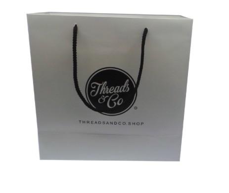 Luxury custom logo printing shopping paper bag gift packaging bag