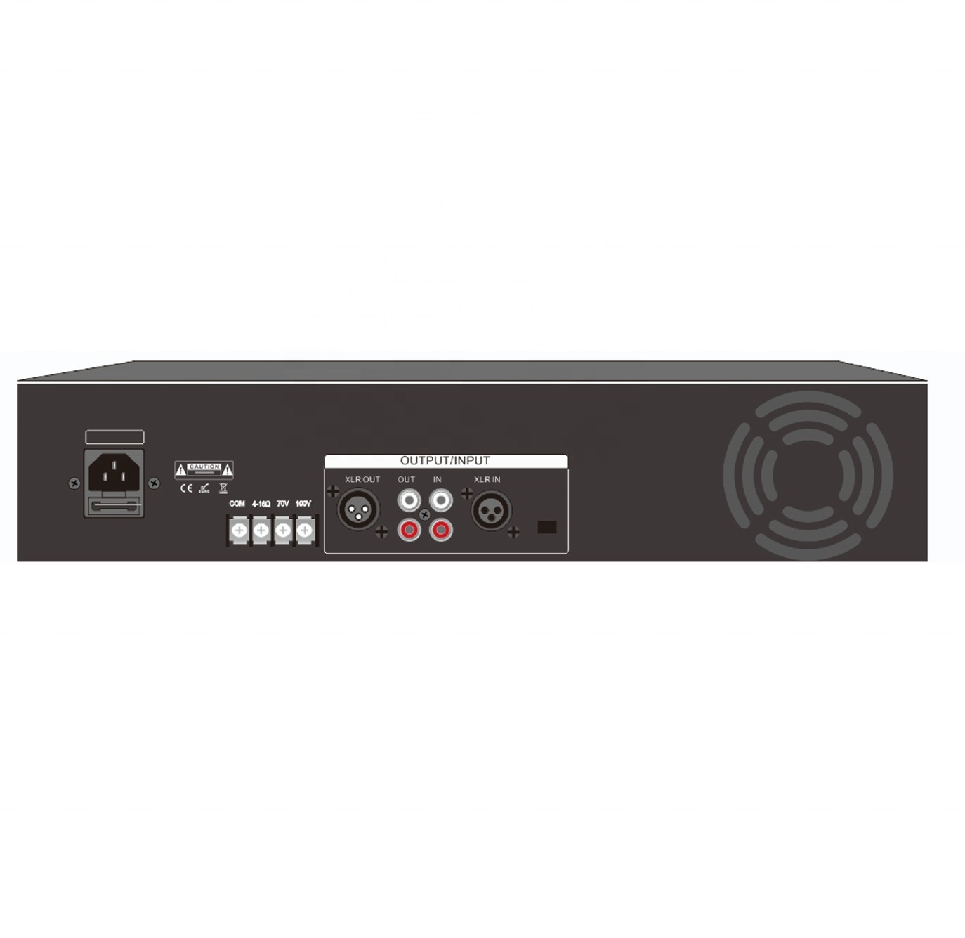 Broadcast Power Amplifier 240W High Power Amplifier For Home Theatre