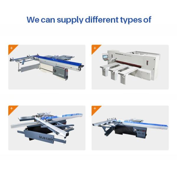 Sierra de panel con mesa deslizante WJS480 de 120 mm de diámetro para corte lateral para carpintería de muebles