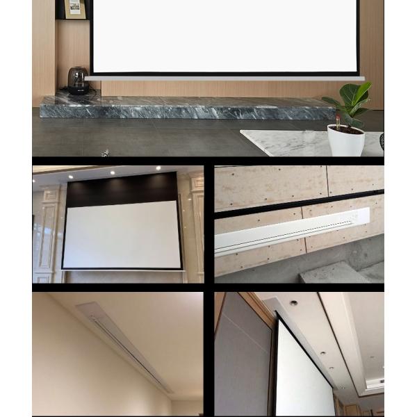 Алюминиевая утопленная плата напрягла моторизованное инфракрасн экрана