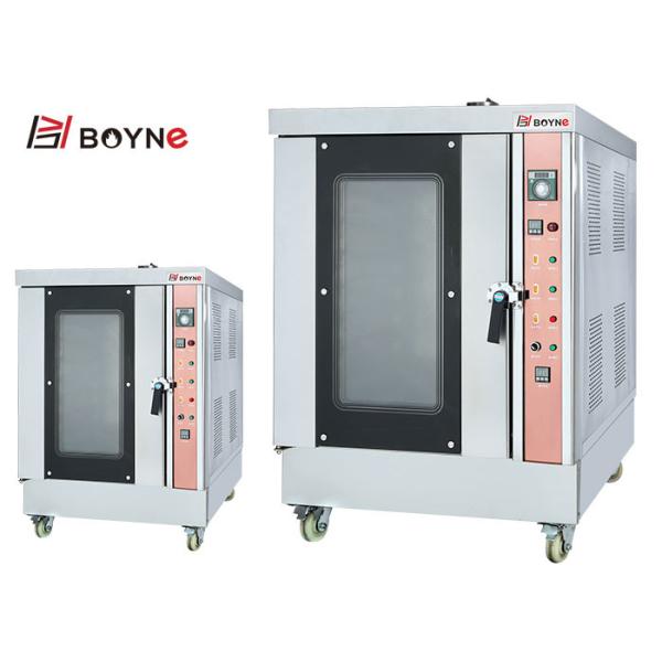 High Temperature Hot Air Eight Trays Stainless Steel Gas Convection Oven For Bakery