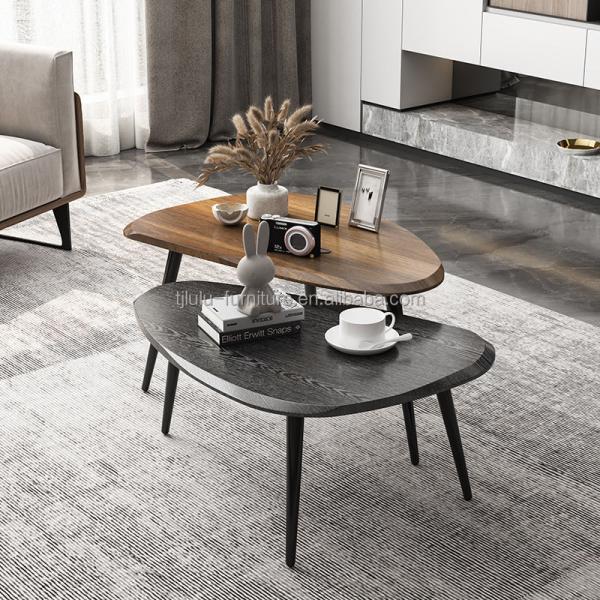 Nordic Modern Wooden Coffee Table for Small Living Room Furniture Functional and Durable