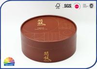 Conteneur de tube de grand diamètre empaquetant le logo chaud d'estampillage d'or
