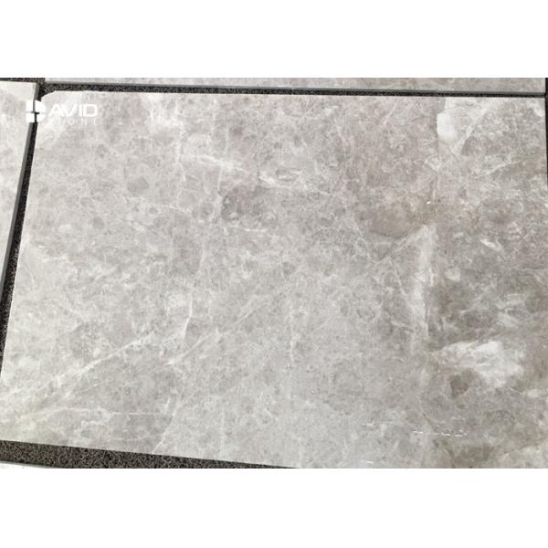 Gray Marble Stone Floor Tiles , Marble Decorative Wall Tiles 10/18/20mm Thickness