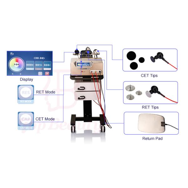 машина терапией 400W Monopolar RF Tecar для сброса боли в спине