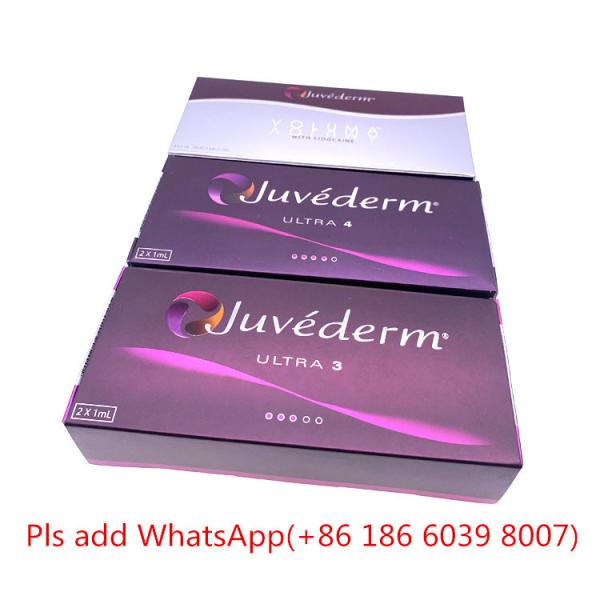 Gel médical de Hyaluronate de sodium de Juvaderm Ultra3 pour des lignes de Glabellar