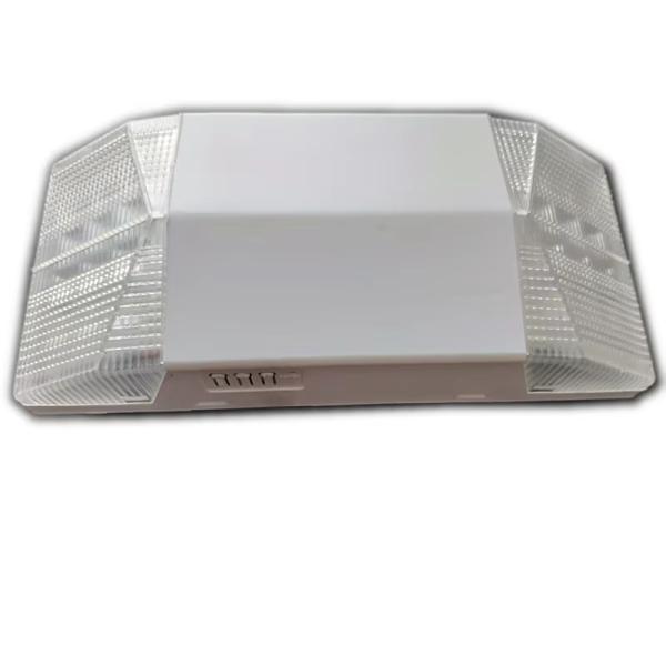 Two Square Heads LED Exit Emergency Light with 6W Battery Backup and Blackout Output