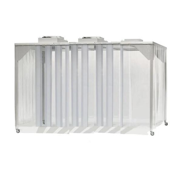 Customizable Modular Clean Room with HEPA Filtration and ISO 8 Compliance for Industrial Applications