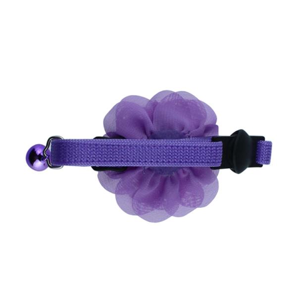 Adorable Flowers Pet Training Collars High Density Polyester Nylon Cat Collar