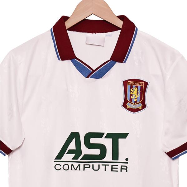 1995-1996 Season Aston Villa Away Jersey Retro Custom Breathable