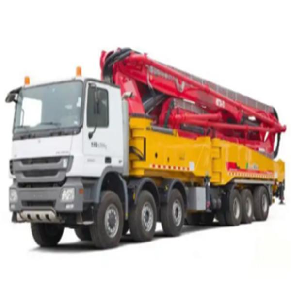 SINOTRUK Chassis 47 Meters 50m Mobile Concrete Pump Truck Cement Boom Pumping Equipment For Building Construction