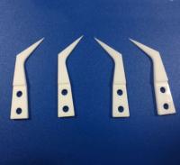 Ceramic Heat Resistant Tweezers Stainless Steel Non Conductive Elbow Forceps