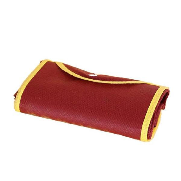 Os sacos reusáveis não tecidos resistentes do rasgo, dobram acima a impressão a cores completa da sacola