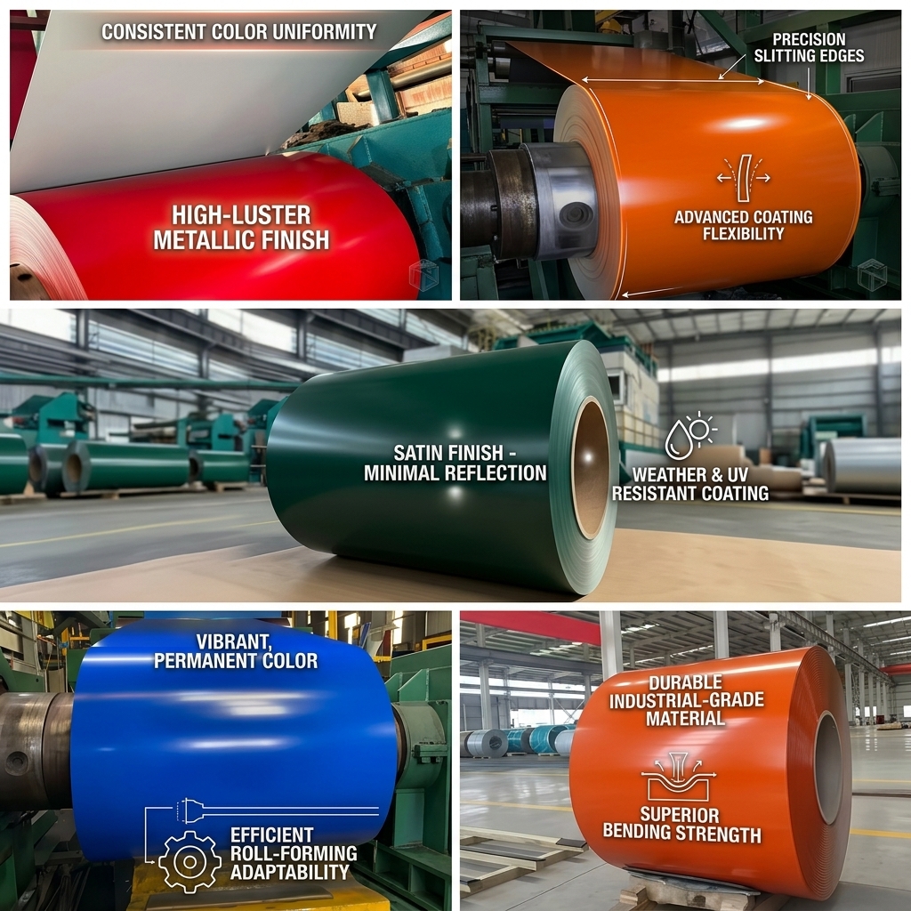 3003 3004 High Tensile Strength Prepainted Aluminum Coil for North American Industrial Applications