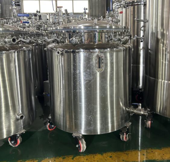Indústria Farmacêutica Alimentar Tanques de armazenamento de medicamentos Softgel 0,02MPa A 0,06MPa
