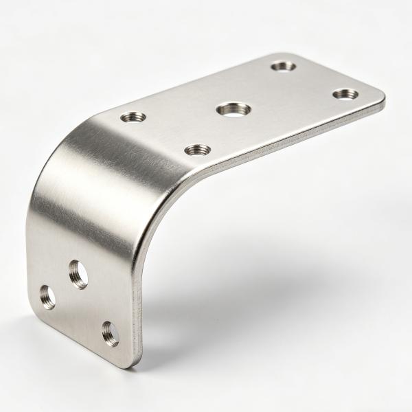 Stainless Steel 304 Bracket Mounting Plate with Progressive Die Stamping and CNC Precision Machining