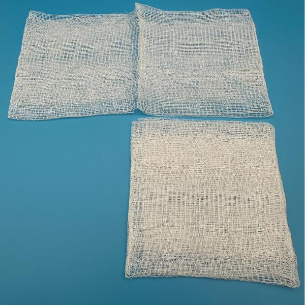 Compresses de coton absorbant chirurgical et médical, tampons de gaze, compresses de qualité 2