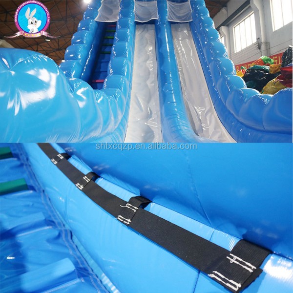 Long Double-lane Pool Water Slide Inflatable Water Slide