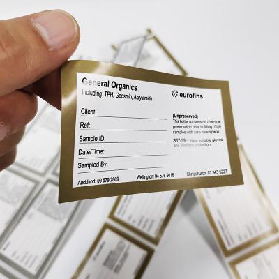 Packaging Glossy Self Adhesive Paper Permanent CMYK Removable Sticker Paper