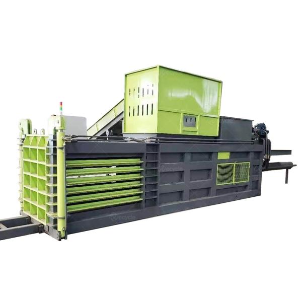 Automatic Cardboard and Plastic Baling Press for Environmentally Friendly Waste Disposal