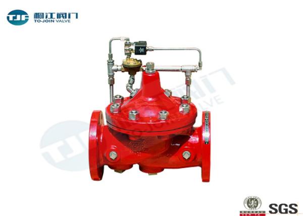 Cast Iron Hydraulic Control Valve PN 10 Bar Class For Fire Protection