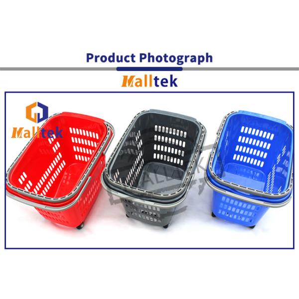 Outdoor Indoor Mini Shopping Baskets With Handles High Volume 70 Liters