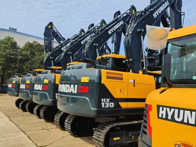 EURO 5 Korea Hyundai Excavator HX130 Jindongyu Machinery 2200 KW/RPM