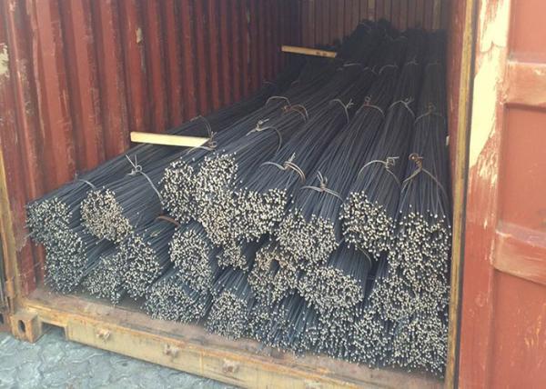 32mm Straight Shape HRB355 Deformed Steel Bar , 9m Corrugated Steel Bar 10mm