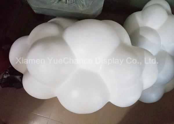 Mall Ceiling Hanging Modern Art Sculptures , Resin Cloud Sculpture Weatherproof Material
