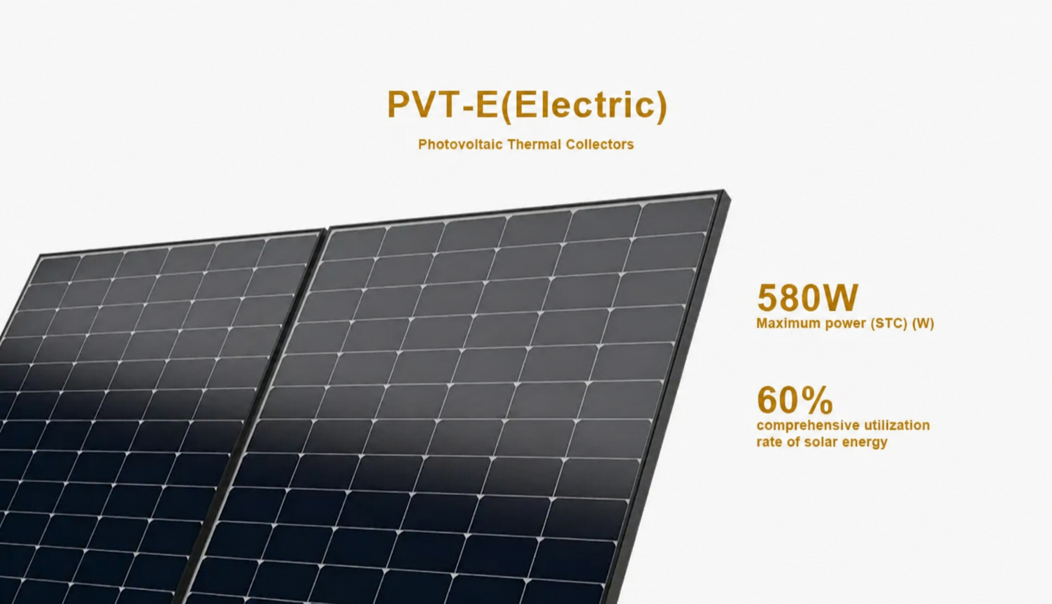 Low Carbon PVT-E Flat Plate Solar Thermal Collectors For Heat Pump Building Energy