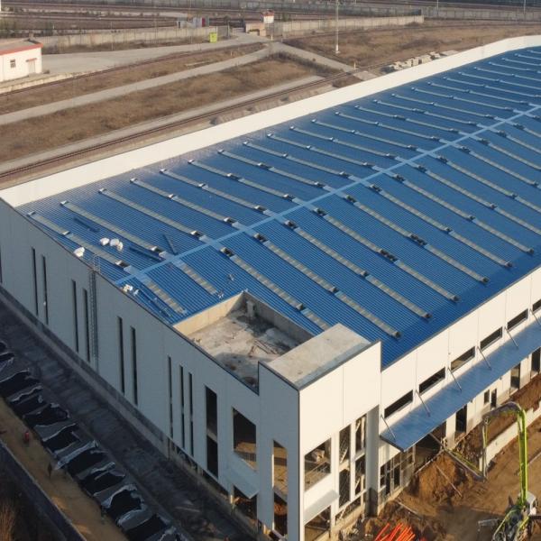 Heavy Duty Steel Structure Warehouse for Cement Plant Storage