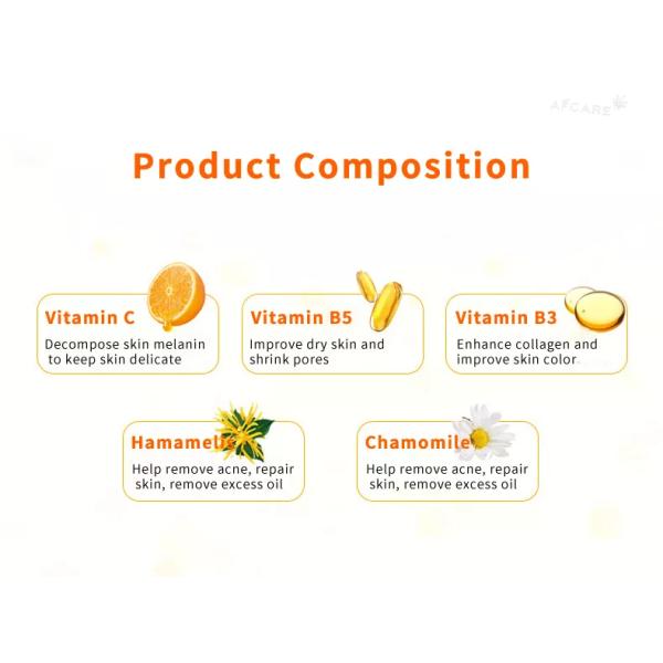 Crema para el rostro Blanqueador antienvejecimiento sin crueldad y ácido hialurónico Vitamina C Crema facial para eliminar el melasma