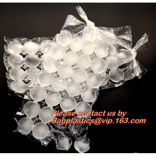 BPA Free Custom Ice Cube Maker, Disposable Polyethylene Pe Plastic Ice Cube Bags, Selfsealing Ice Cube Packaging Bag