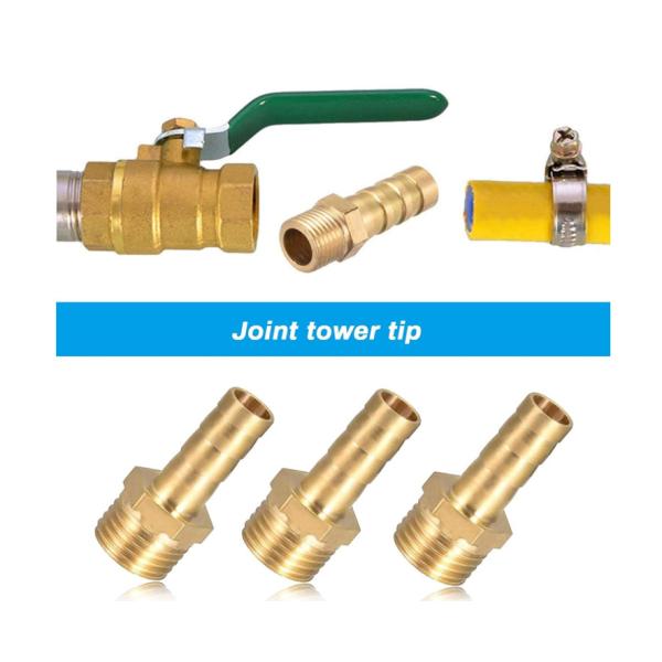 колючка шланга 1/4inch/6mm, соединение потока мужчины BSP латунное колючее