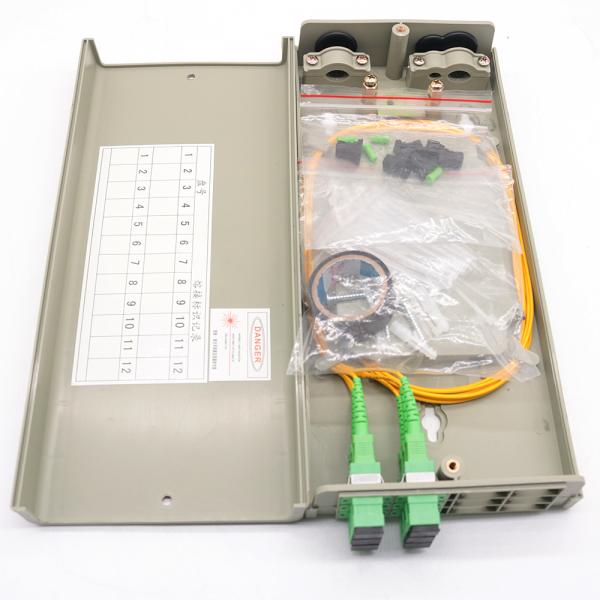 12 Port Fiber Optic Patch Panel Rack Mount Fiber Optic Terminal Box