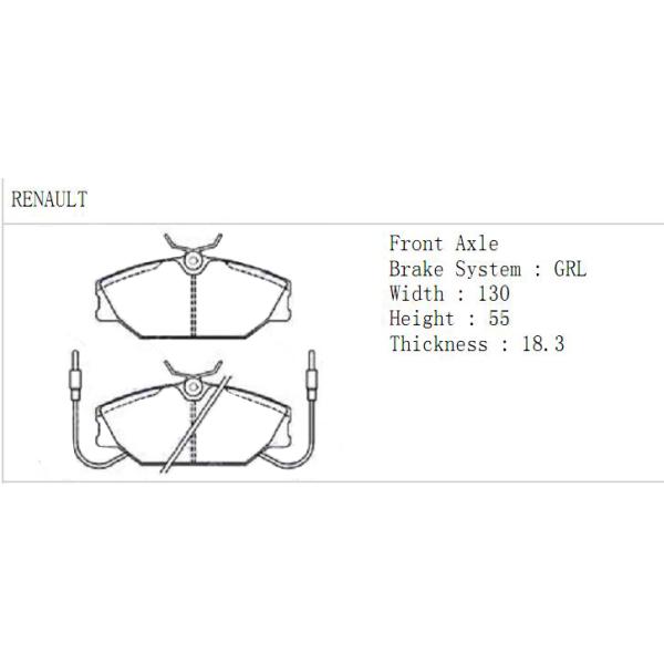 Подгонянное свободное керамических/Semi металла тарельчатого тормоза пусковых площадок автоматическое шасси системы азбеста