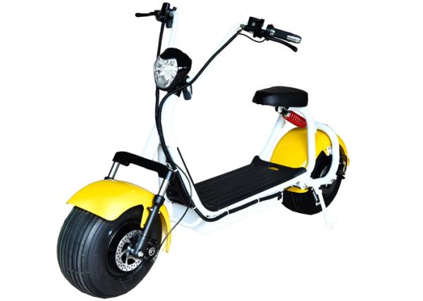 Multi Color Electric Scooter Harley Citycoco With Rear Wheel Disc Brake Mode
