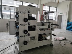 Rotary Die Cut Label Sticker Printing Machine 3 Color 420 Model CE Approval
