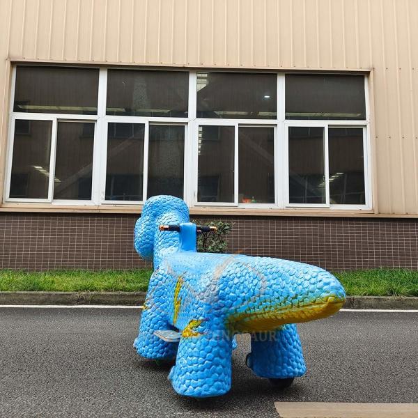 Realistic Electric Ride On Dinosaur 100kg Load Light Effects For Commercial Use