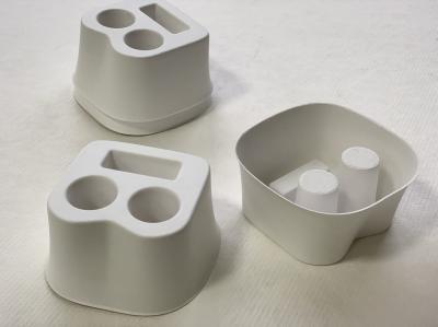 Bandeja de celulose termoformada renovável de celulose moldada com profundidade de 55 mm