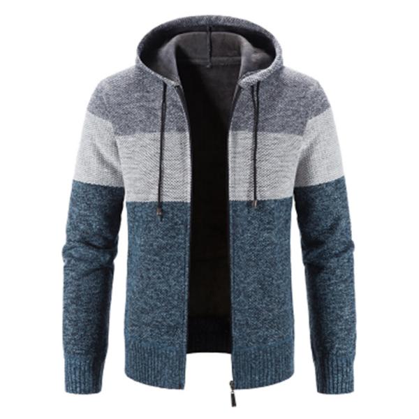 Men's Long Sleeved Sweater Coat Casual Men's Clothing Coats and Jackets for Big Sizes